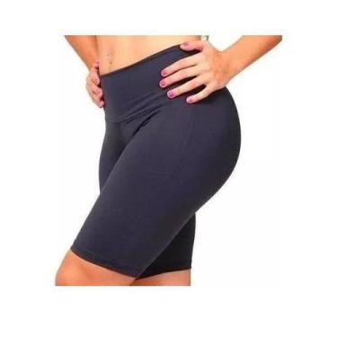 Imagem de Bermuda legging Suplex Academia Corrida Passeio feminino - nay, GG, Fe