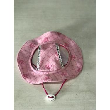 Imagem de Chapéu para cachorro cor rosa imperial - VIANYPET, P