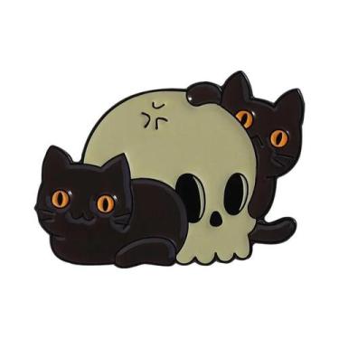 Imagem de Pins De Esmalte, Broches E Distintivos De Lapela Com Temas De Gato Fan