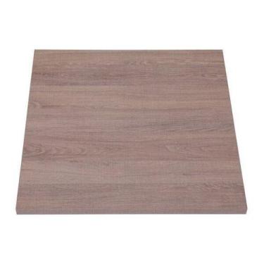 Imagem de Tampo Quadrado para Mesa 60cm Marrom/Evora - OR Design