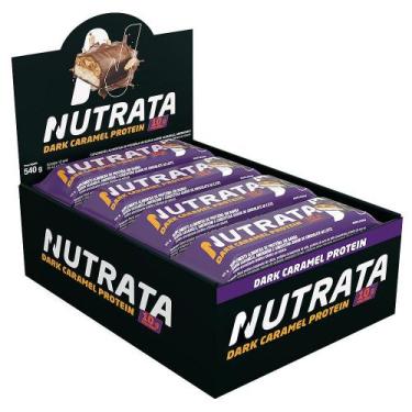 Imagem de Barra de Proteína Dark Caramel Nutrata 45g 12 Unidades Whey Protein Co