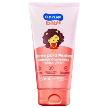 Imagem de Creme para Pentear Infantil Cabelos Cacheados 150ml Baruel Baby