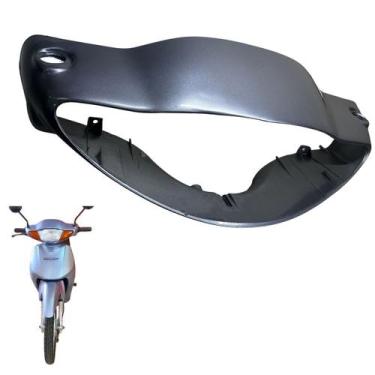 Imagem de Carenagem Farol Frente Honda Biz 100+ 2002 A 2005 Cores - Geral, Prata