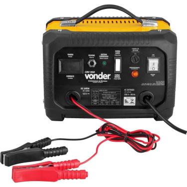 Imagem de Carregador de Bateria CBV 1600 Carga Lenta e Rápida com Voltímetro Digital 127V Vonder