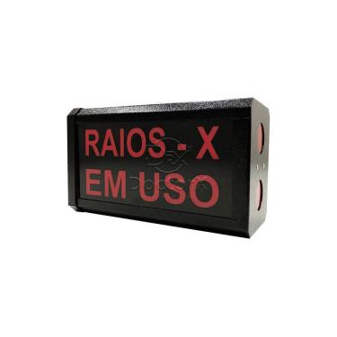 Imagem de Sinaleiro Raio - X Em Uso - Bivolt - Para Sala De Raio - X