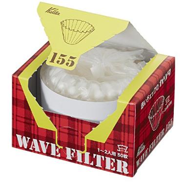 Imagem de Karita KWF-155#22211 Filtros de café, série Wave, branco, para 1-2 pessoas, 50 unidades