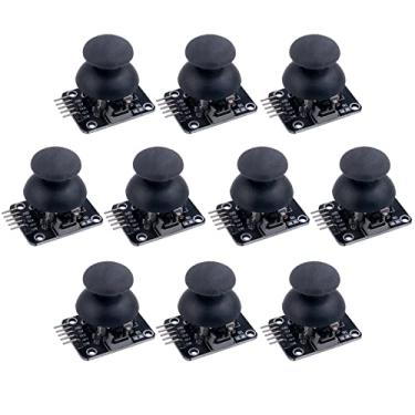 Imagem de Wishiot Módulo joystick de polegar sensor de eixo duplo controle de jogo joystick módulo de breakout compatível com Arduino PS2 Raspberry Pi (10)
