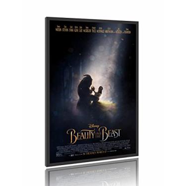 Imagem de Quadro Pôster Filme A Bela e a Fera 2017 60x90