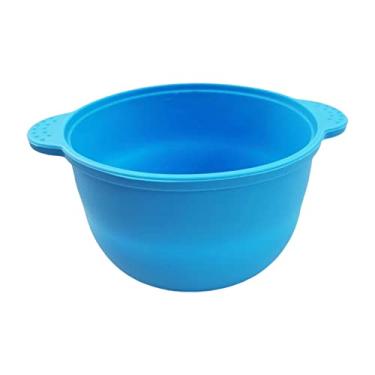 Imagem de Almencla Forro de aquecedor de cera de silicone, substituição de tigela de cera para depilação de corpo, braços, evitar desperdício, forro de de, Azul
