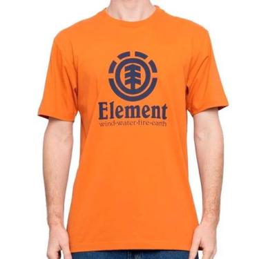 Imagem de Camiseta Element Mc Vertical Color Laranja
