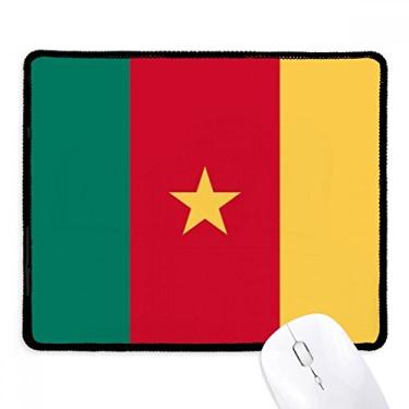 Imagem de Mousepad com bandeira nacional da África dos Camarões Tapete de borracha para jogos