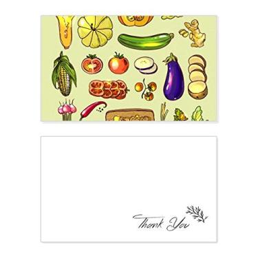 Imagem de Vegetables Berinjela, Abóbora, Gengibre, Cartão de agradecimento, Papel de Aniversário