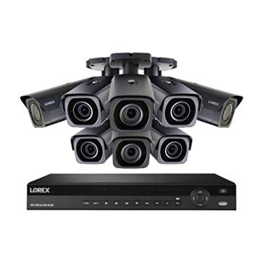 Imagem de Lorex 4KHDIP168NV-1 4K Sistema de Vigilância w / N882A63B 4K 3 TB NVR e 8 LNB8973 4K 4X Vari-Focal Câmeras Zoom