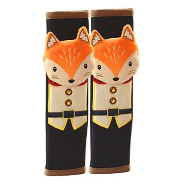 Imagem de Tianmei – 2 peças de capa de cinto de segurança para carro com desenho de bonecaTianmei preto Generic