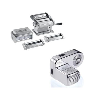 Imagem de Máquina de Macarrão Set Multipast e Motor Marcato Atlas 150 Classic 6 Tipos de Massas 220V