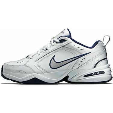 Imagem de Nike Tênis masculino Court Vision Lo, Branco/prata metálico/azul marinho, 10
