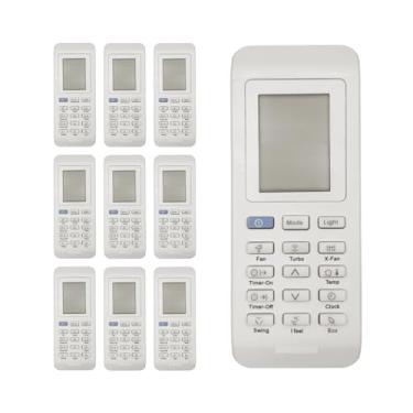 Imagem de Kit 10 Controle Remoto Compatível Ar Condicionado Electrolux Split Ecoturbo