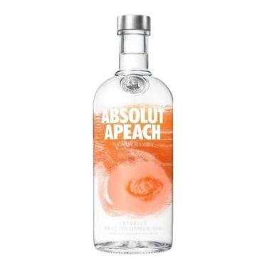 Imagem de Vodka Destilada Saborizada Apeach Absolut Garrafa 750ml