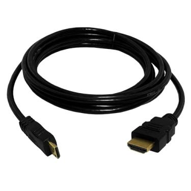 Imagem de Wincabos Cabo HDMI 3 Metros - Mini HDMI para HDMI - 3 metros - Preto - Cabo - Televisão, Monitor, Projetor, Console de jogos, Leitor de DVD
