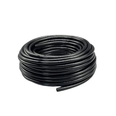 Imagem de Mangueira de gotejamento de irrigação em branco de 60 m, linha de gotejamento de 1/4 polegada, linha de irrigação de jardim para sistema de irrigação de jardim pequeno