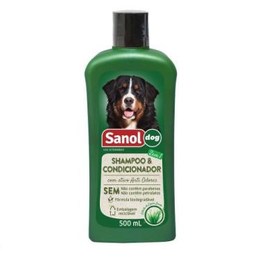 Imagem de Shampoo E Condicionador 2 Em 1 Sanol Dog Para Cães, Equinos E Bovinos