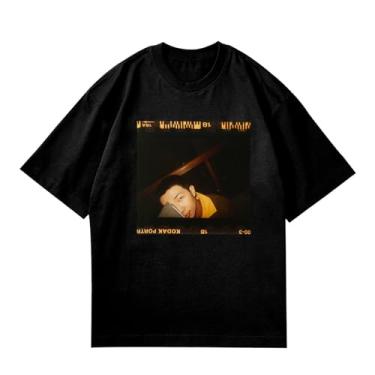 Imagem de Camiseta K-pop Rm, pôster foto meia manga solta camisetas unissex com suporte impresso camisetas Merch Cotton Tee Shirt, 5 preto, M