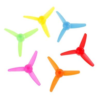 Imagem de Upgrade Your RC Racing Quadcopter with 18 Colorful 3-Leaf Propellers for Stable & Fast Flying | Material for High Lifting Power | Propeller Replacement & Upgrade | 2mm Shaft