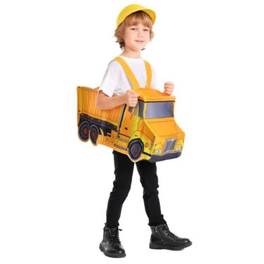 Imagem de Seasons Dump Truck Costume for Kids 5-7 Years, Construction Truck Costume, Dirty Truck Costume