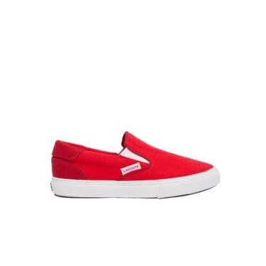 Imagem de Lacoste Tênis infantil unissex Jump Serve, Vermelho/branco, 1 Big Kid