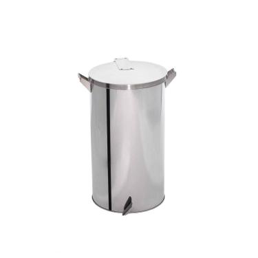 Imagem de Lixeira Pedal e Alça 40L em Aço Inox