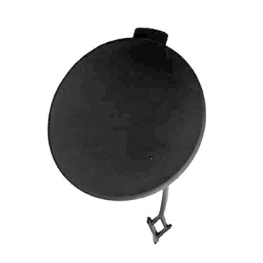 Imagem de DAT AUTO PARTS Substituição da tampa do gancho de reboque do amortecedor dianteiro para Jeep Cherokee Latitude Limited North Sport 2014-2018 preto texturizado CH1029105 5NJ61TZZAC