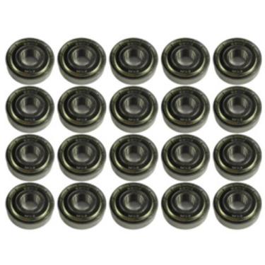 Imagem de 20 Rolamento 6201zz 2 Lados Blindado Aço Cromo - TOP-AR