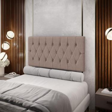 Imagem de Painel Centaurus 140 Linho Aradecor, Marrom, CASAL PADRãO