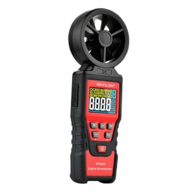 Imagem de YsXoWiui Medidor de Velocidade Do Vento, Anemômetro Digital Portátil, Térmica, Medidor de Velocidade Do Ar Profissional, Medidor de Fluxo de Ar, HT625A