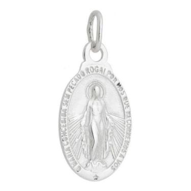 Imagem de Pingente Feminino De Prata 950 Pequeno Nossa Senhora Casual - Florenzz