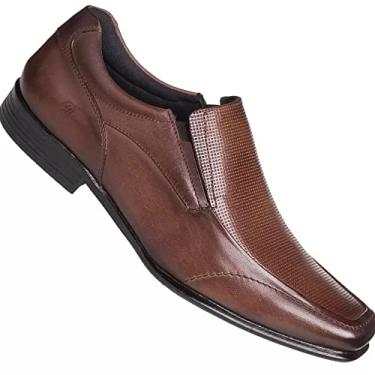 Imagem de Sapato Social Masc Rafarillo Couro Café Kit 4 em 1 45027-02 Tamanho:41;Cor:Marrom