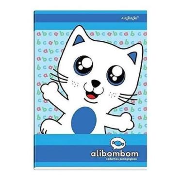 Imagem de Caderno Brochurão Capa Flexivel S/Pauta Alibombom 60 Folhas