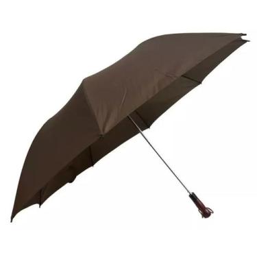 Imagem de Guarda-chuva Automático Abre Fica Grande Voyagem Marrom