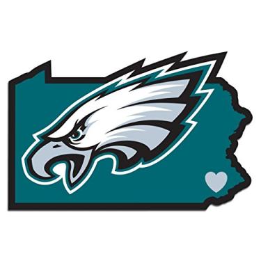 Imagem de Adesivo NFL Siskiyou Sports Fan Shop Philadelphia Eagles Home State tamanho único cor da equipe