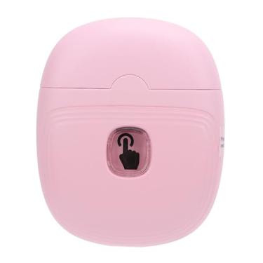 Imagem de Cortador de Unhas Elétrico Aparador de Unhas Automático de 2 Velocidades Com Luz LED para Uso Doméstico (Rosa claro)