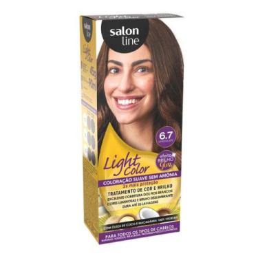 Imagem de Coloração suave salon line light color 6.7 chocolate