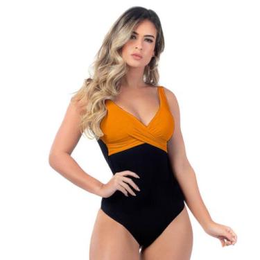 Imagem de Maiô Body Feminino Modelo 2022 Chapa Barriga Com Bojo Neon - MA Moda P