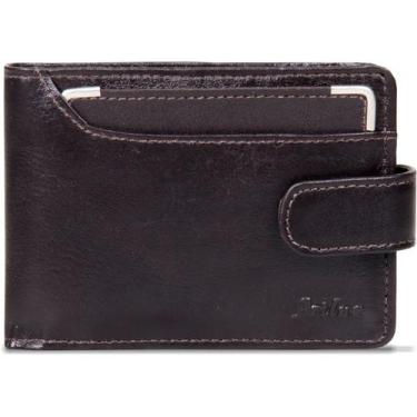Imagem de Carteira Masculina de Couro Artlux 053, Café