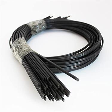 Imagem de Haste de soldagem preta longa 1m ABS/PP/PE/PPR hastes de soldagem de plástico para ferramentas de reparo de pára-choques de carro soldador de ar quente metralhadora haste de soldagem a arco de eletrodo (tamanho: PA 1m 2pcs)