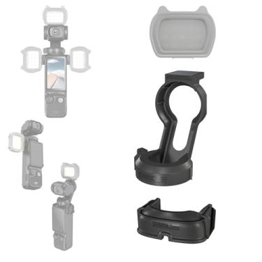 Imagem de CAPART Luz de LED magnética com adaptador de montagem, compatível com DJI OSMO Pocket 3, força magnética forte 3 temperaturas de cor opcionais bateria recarregável de 200 mAh
