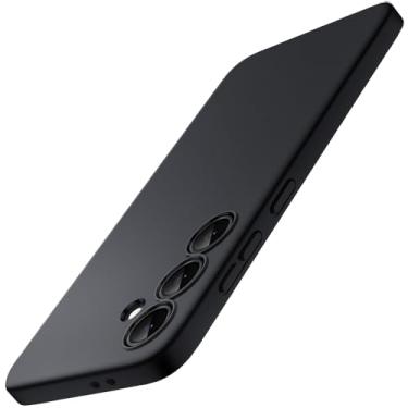 Imagem de JETech Capa Ajuste Fino para Samsung Galaxy S24 FE, Case Capinha de Telefone Fina e Flexível em TPU Macio e à Prova de Choque com Acabamento Fosco (Preto)