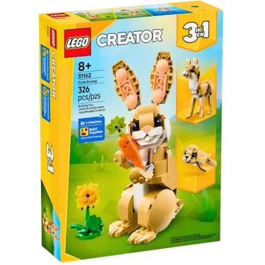 Imagem de Blocos de Montar Lego Creator 3 em 1 Coelhinho Fofo 31162