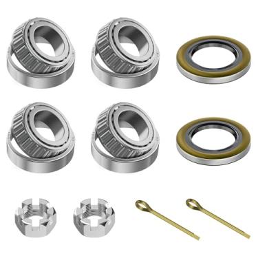 Imagem de CLUBRALLY 2 conjuntos EZGO TXT Rolamentos do cubo da roda do eixo dianteiro do carrinho de golfe e selo G&E 1976 UP 50892-G1 25146-G1