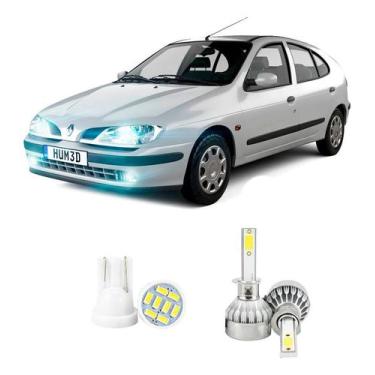 Imagem de Lampada Led Farol Alto Renault Megane 2000 A 2001 20000lm - V10, Branc
