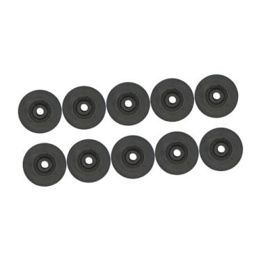 Imagem de rockible Roda de polia do rolamento de fitness de 10x, parte do equipamento de ginástica, mudo da máquina de cabo de cabos robustos Substituição para treino, 60mm